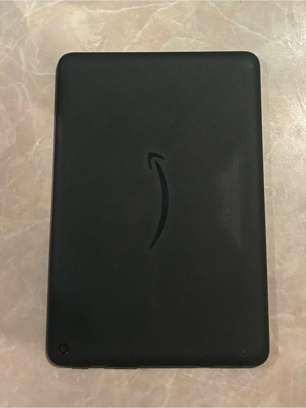 Amazon Tablet in Black with Amazon Smile Logo